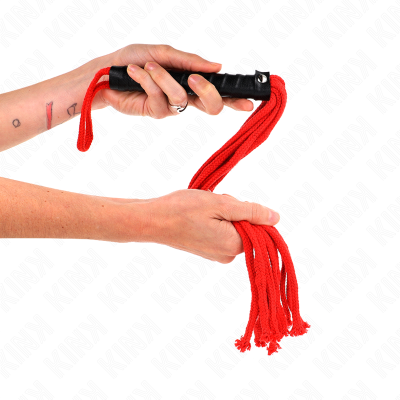 Red rope whip 56 cm