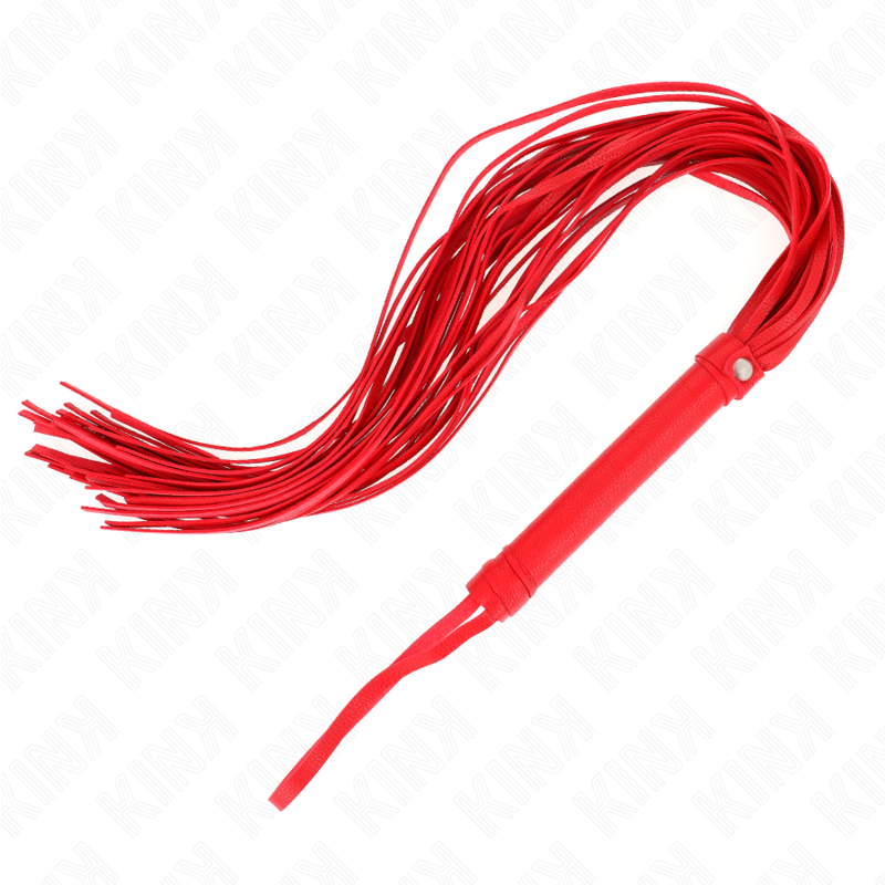 Red flexible PVC whip 70 cm