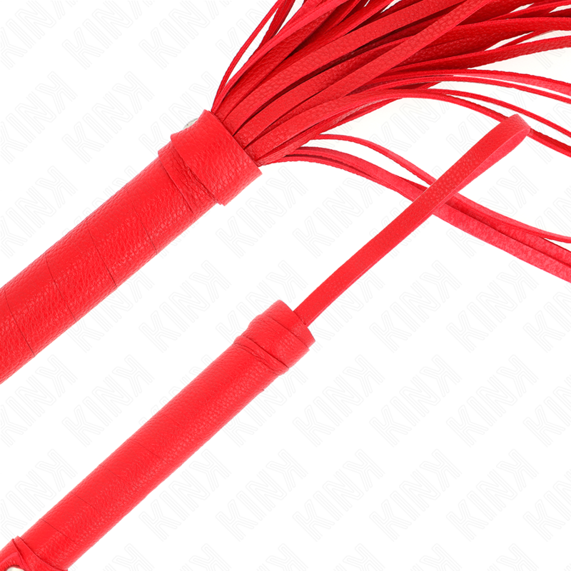 Red flexible PVC whip 70 cm