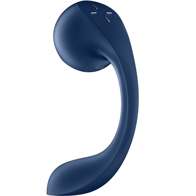 Pro+ Wave 4 G-spot stimulator and air pulse free app dark blue