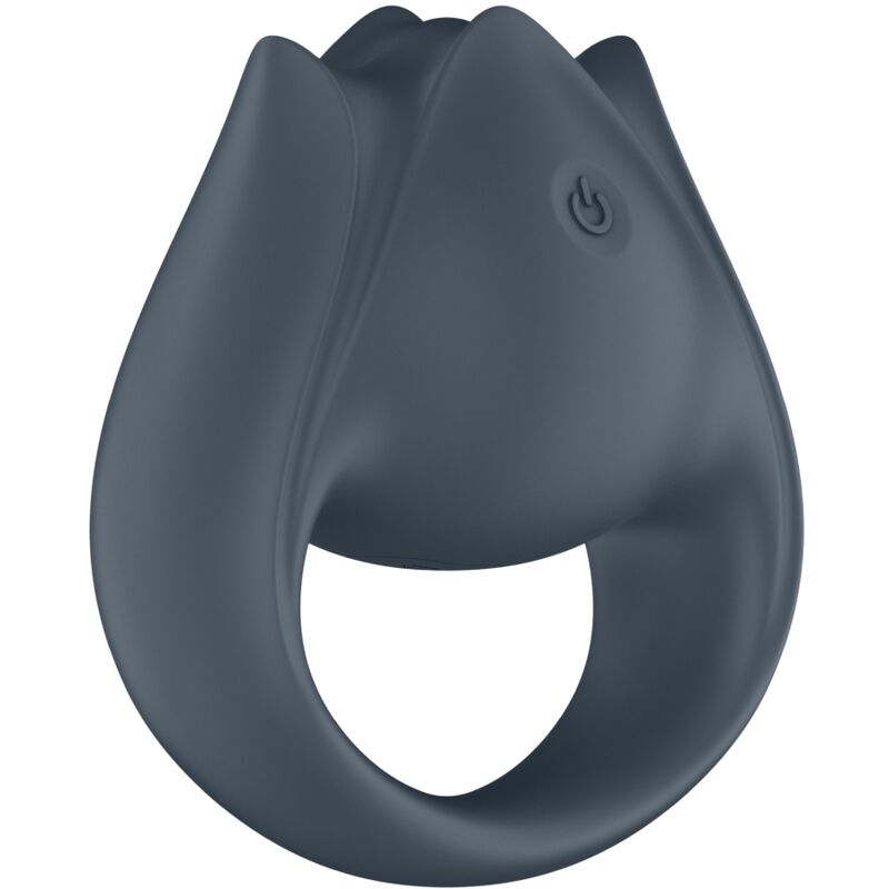 Perfect Pair 2 Multivibrator 2 in 1 Penis Ring and Finger Stimulator Grey