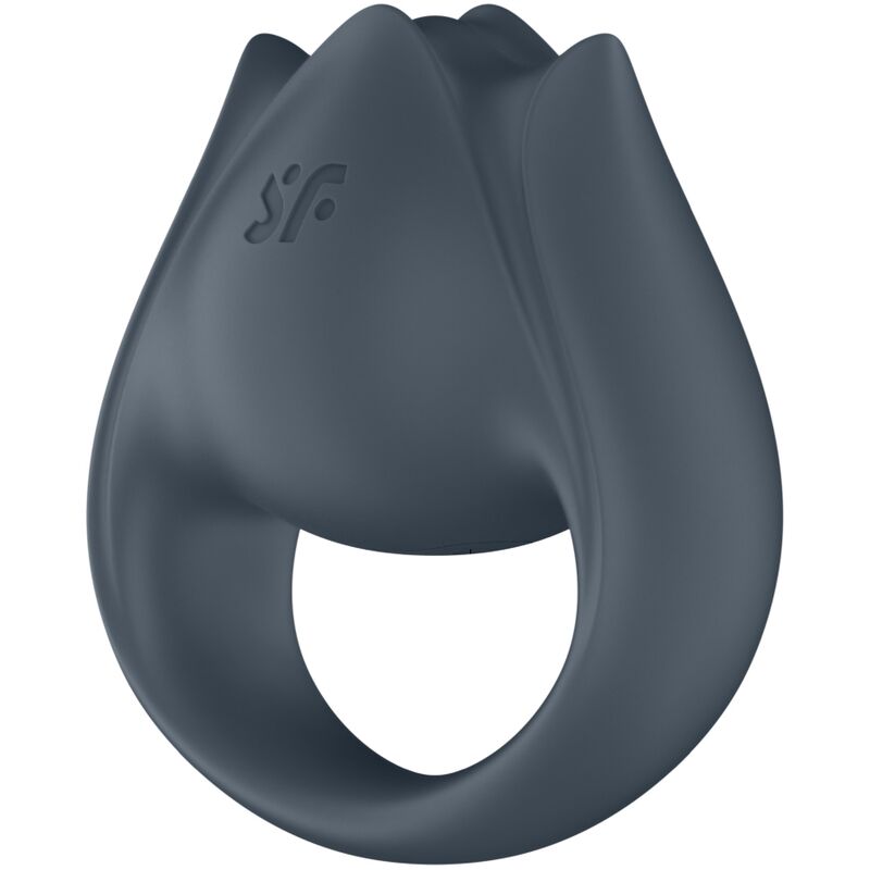 Perfect Pair 2 Multivibrator 2 in 1 Penis Ring and Finger Stimulator Grey