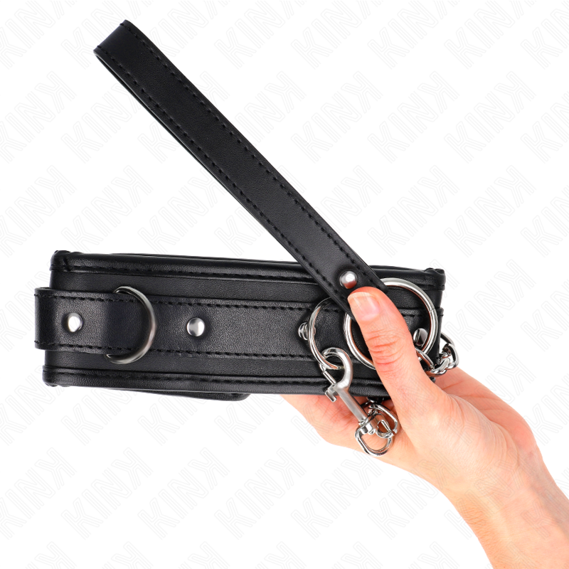 KINK - BASIC COLLAR WITH 65 CM LEASH, MODEL 1, 53 X 6 CM