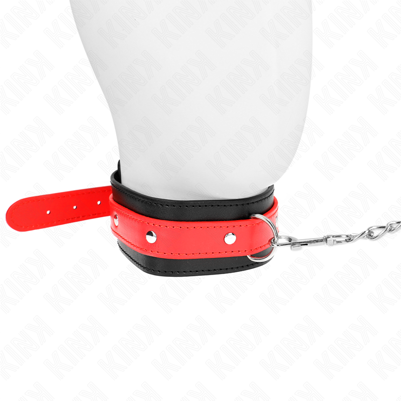 KINK - NECKLACE WITH RED BRACELET 65 CM ADJUSTABLE 36-43 CM X 5 CM