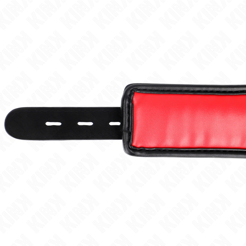 Necklace with imitation leather sponge strap model 3 adjustable 37-54 cm x 3 cm