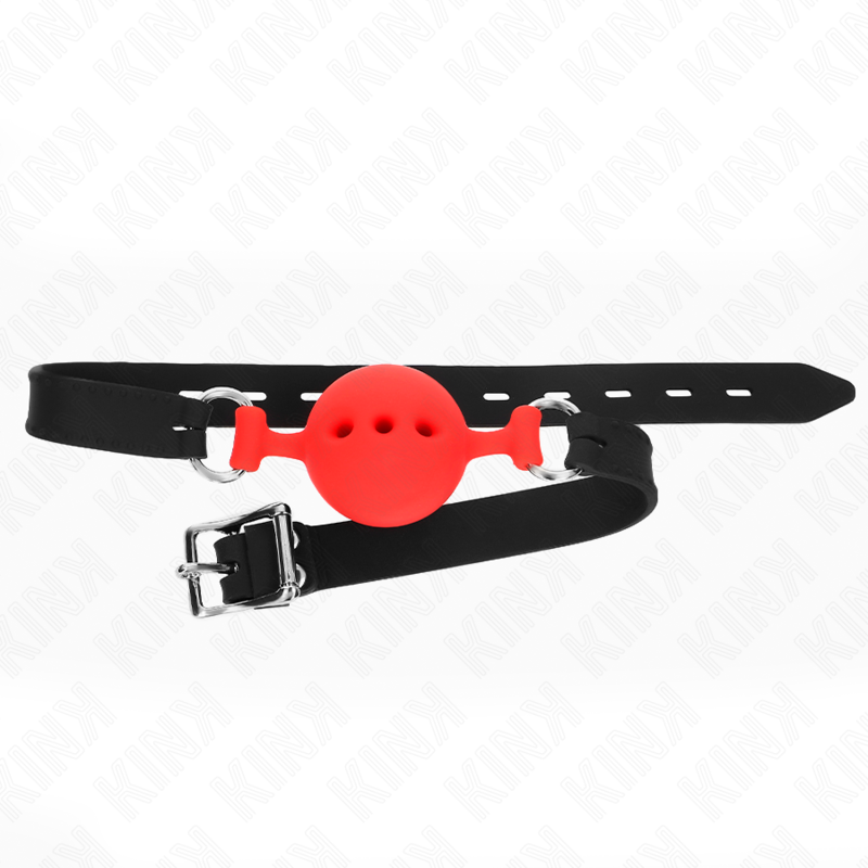 Full silicone bag 55 x 2 cm with 4.5 cm ball size m red adjustable 35-51 cm