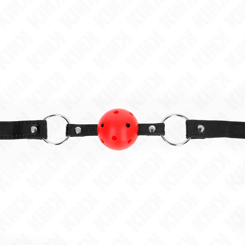 KINK - HARD HOLLOW RED BALL 4.5 CM GAG MODEL 1 63.5 X 2 CM