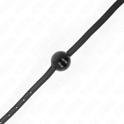 Black single solid ball 4 cm bag 65 x 1.5 cm