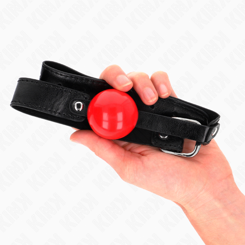 Soft tpe ball 4 cm gag model 1 66 x 2.5 cm adjustable 41-61 cm