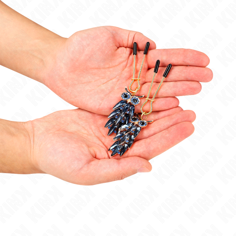 Owl pendant teleton clips 6 cm