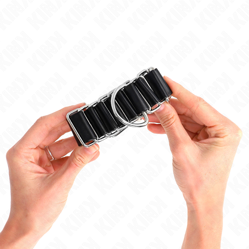 Thin wrist rests like hinges black adjustable 16-22 cm x 3.5 cm