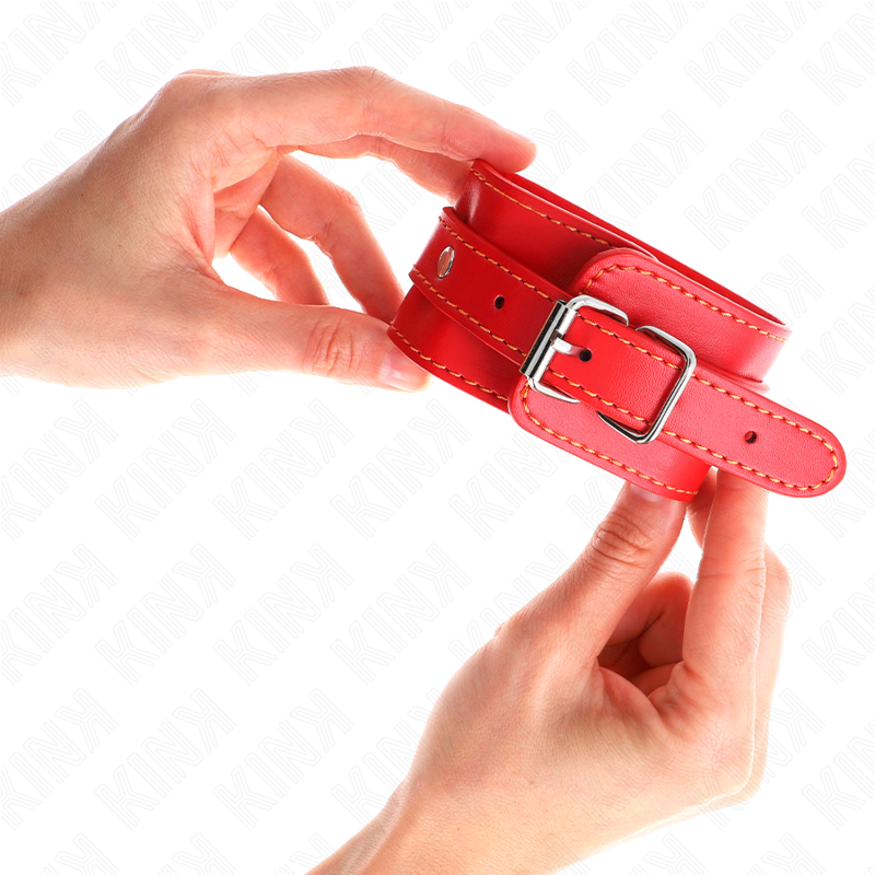 Adjustable thin red wrist braces 21-33 cm