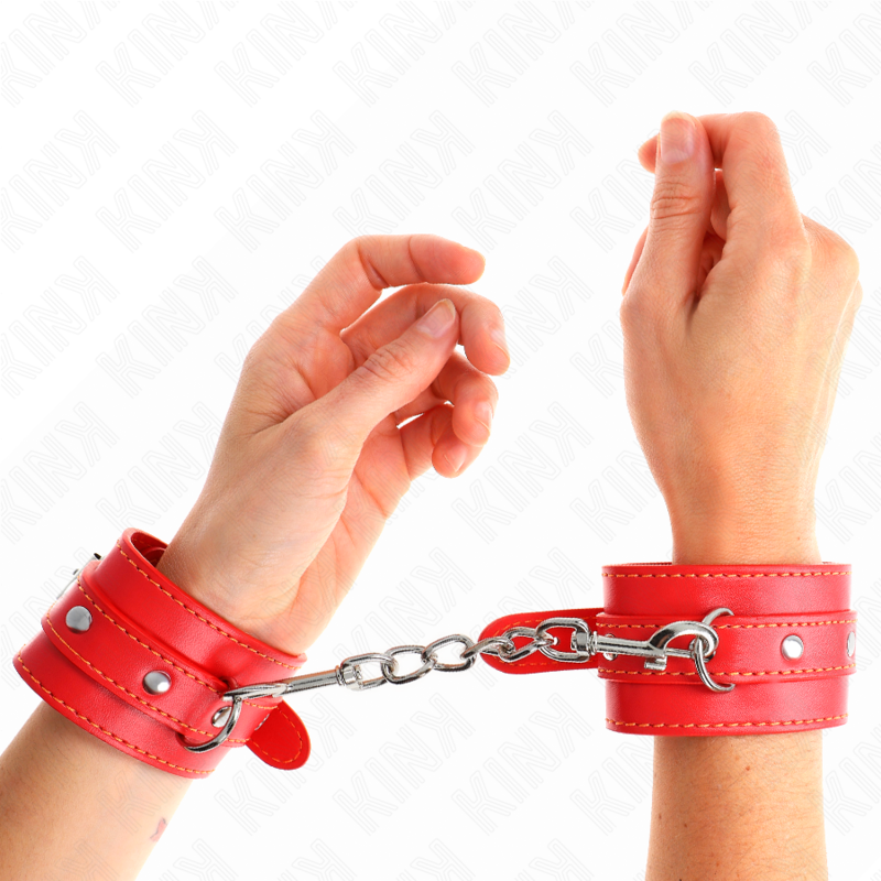 KINK - Adjustable Red Slim Wrist Braces 21-33 cm