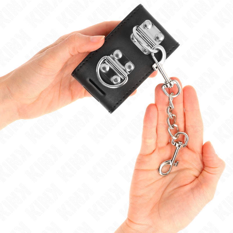 Multi-position wrist rest with adjustable black padlock closure 16-23 cm x 5.5 cm