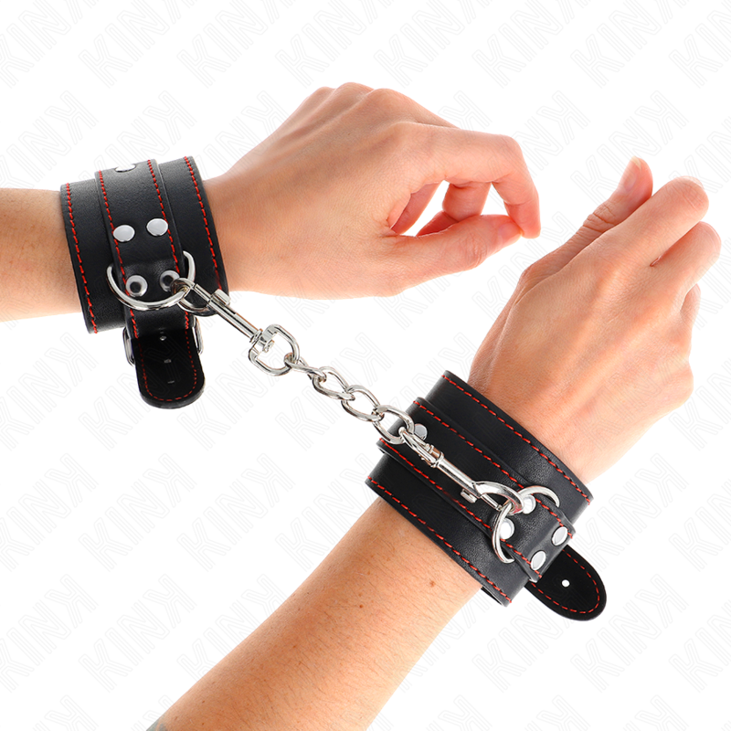 Menottes BDSM Doublure Rembourrées Réglables 20-28 cm - Kink