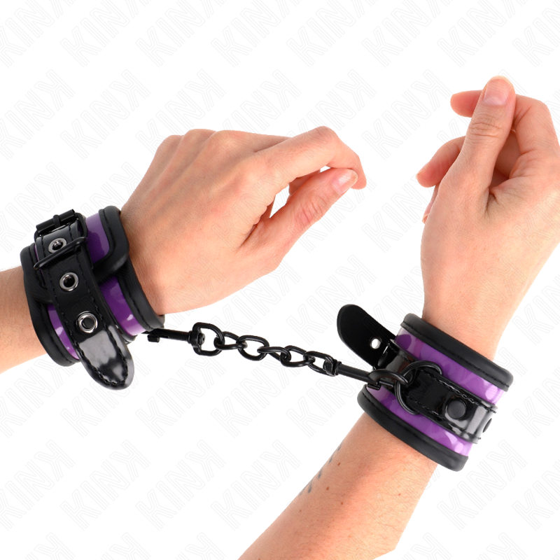 KINK - ADJUSTABLE LIGHT PURPLE NEOPRENE WRIST SUPPORTS 21-28 CM X 5 CM
