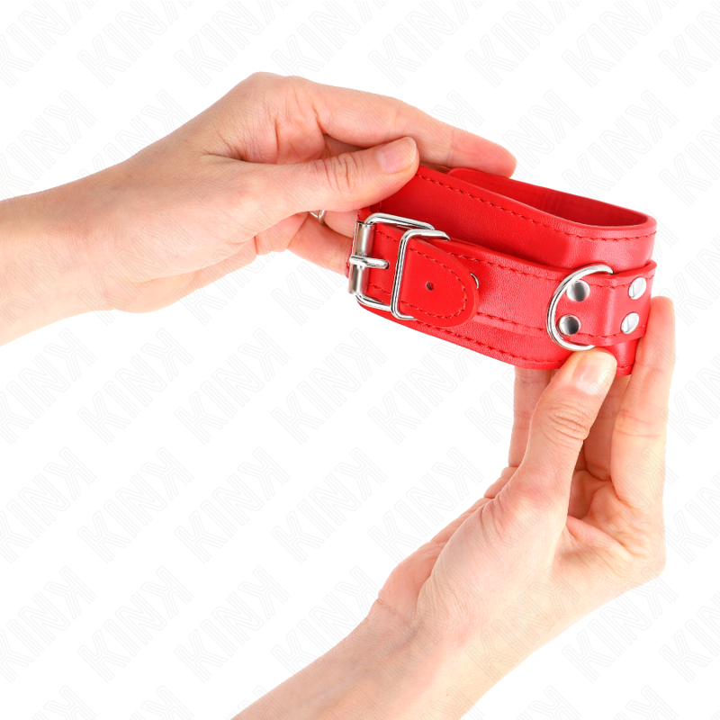 Adjustable single red wrist braces 20-23 cm x 5.5 cm