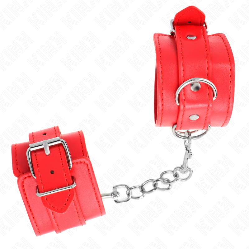 Adjustable single red wrist braces 20-23 cm x 5.5 cm