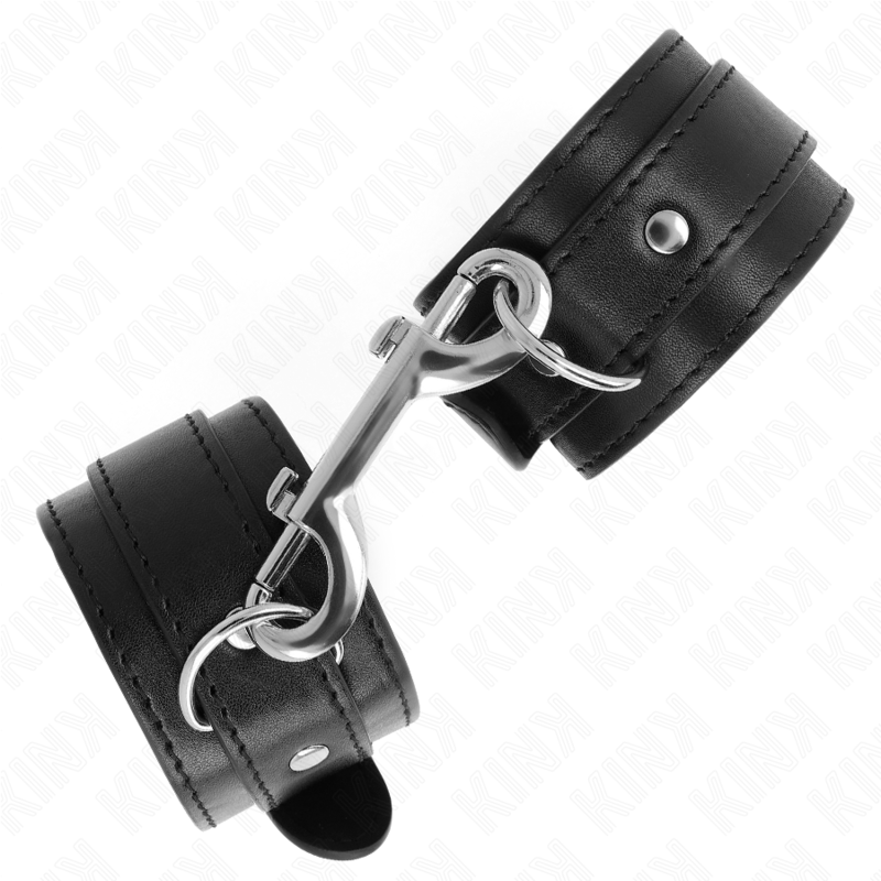 KINK - WRIST DEVICES - SINGLE ROW OF BLACK RIVETS, ADJUSTABLE, 17-28 CM X 5 CM