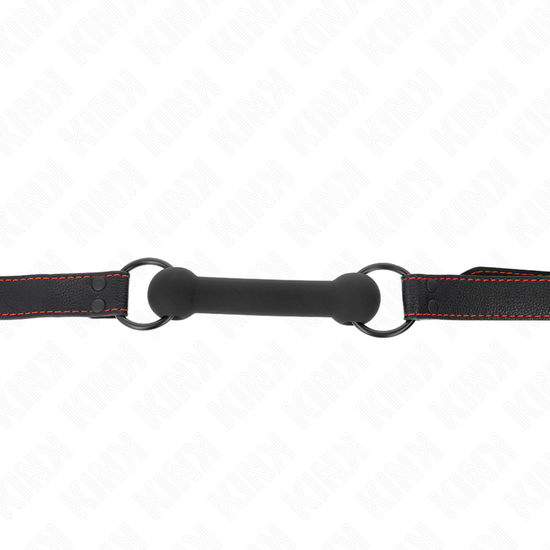 Bone bag with adjustable black leather strap 41-57 cm