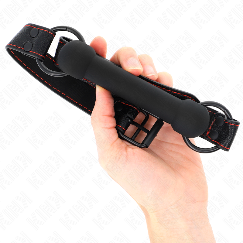 Bone bag with adjustable black leather strap 41-57 cm