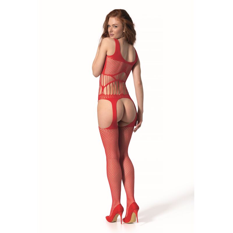 Bs 106 red bodystocking one size