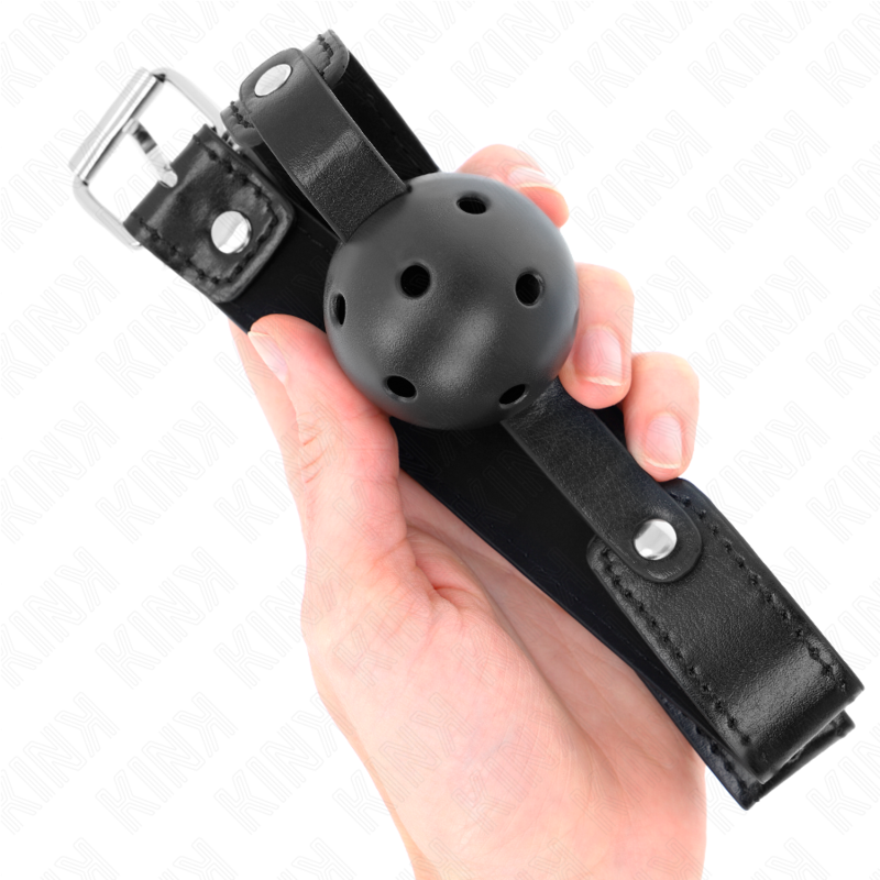 KINK - BLACK BREATHABLE BALL 4.5 CM BAG 65 x 2.5 CM