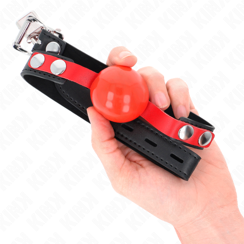 Soft tpe ball 4 cm gag model 4 60 x 2 cm adjustable 37-52 cm