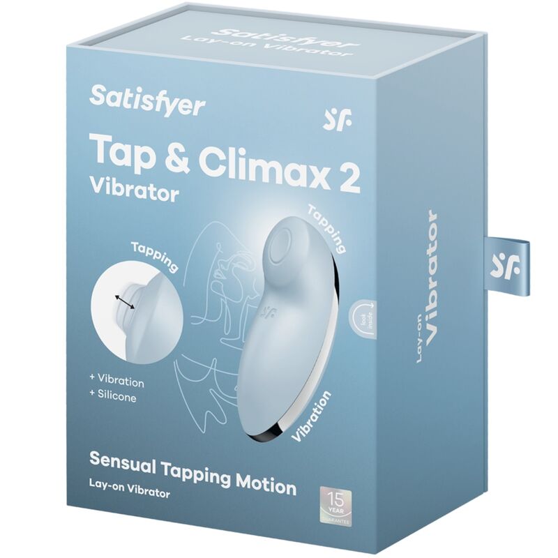 Tap &amp; Climax 2 Vibrator &amp; Stimulator Blue