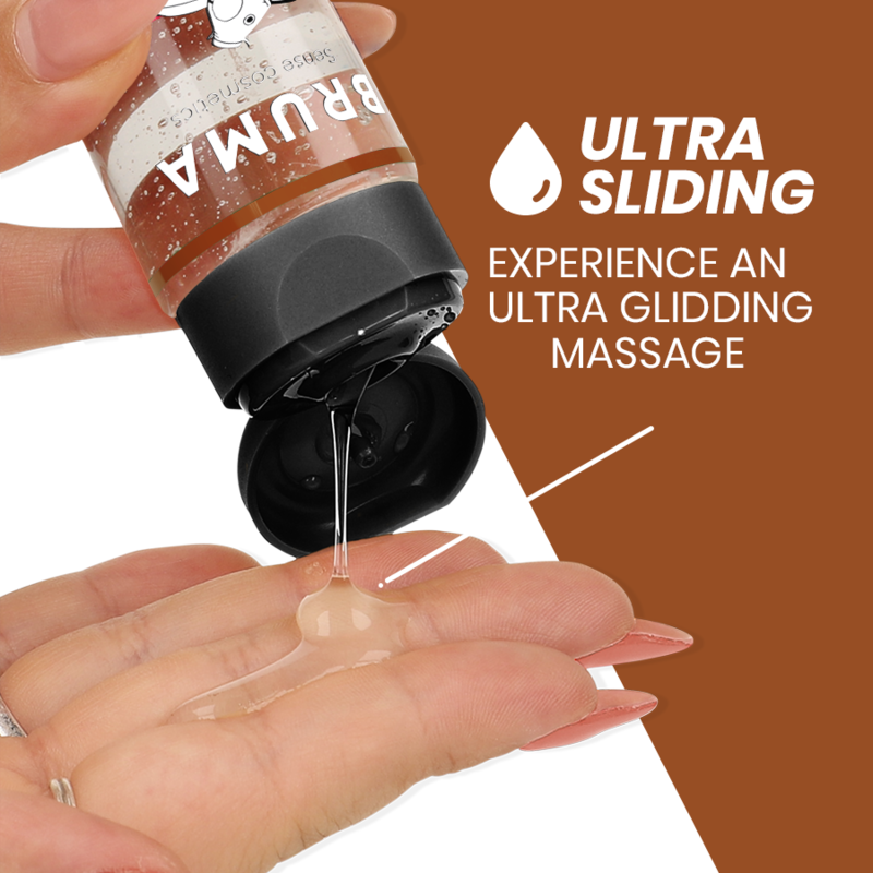 BRUMA - PREMIUM WARMING MASSAGE OIL, CUPCAKE FLAVOR, 3 IN 1 - 100 ML