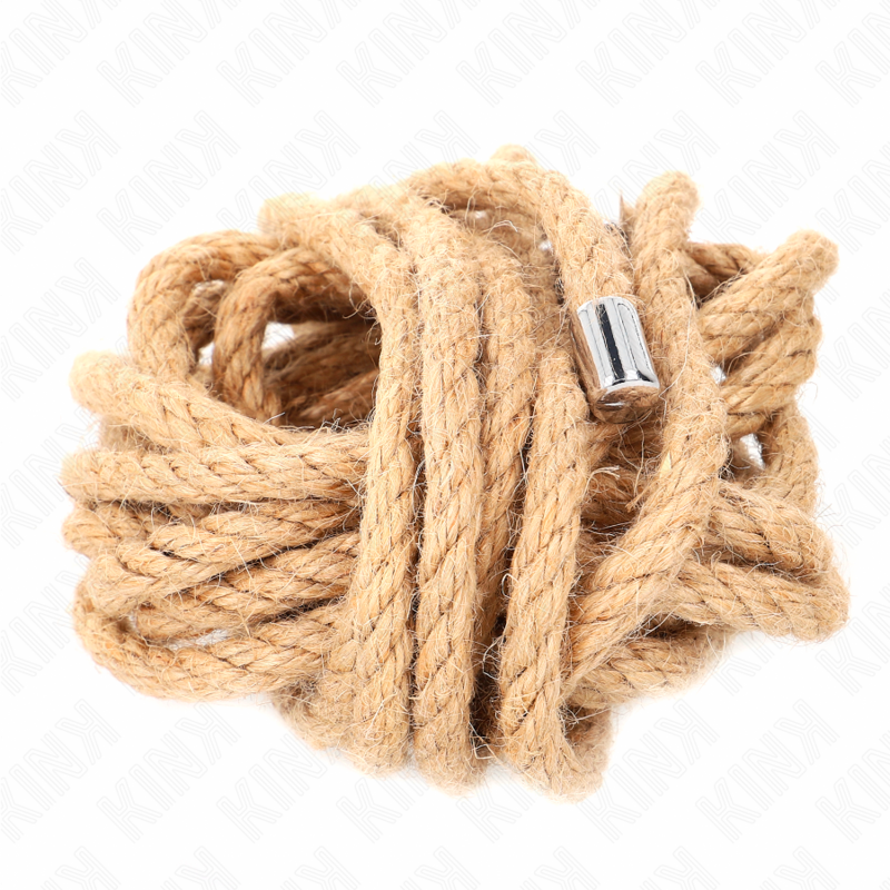 Hemp rope with metal head 5 meters