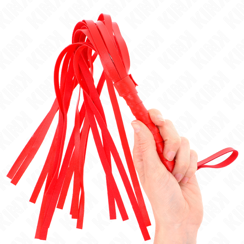 Red single whip 45 cm
