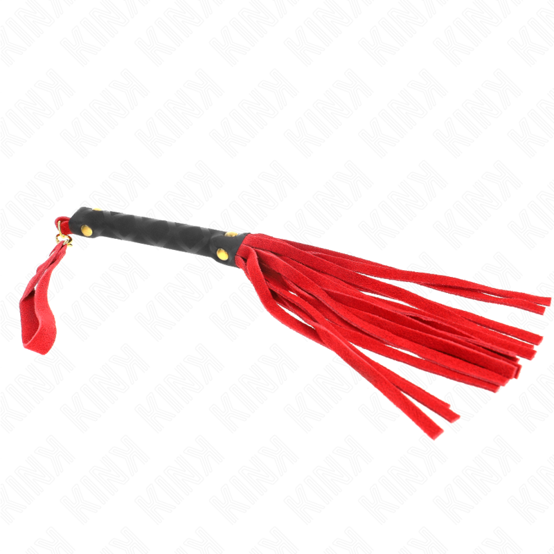 KINK - MINI RED SUEDE WHIP 30 CM