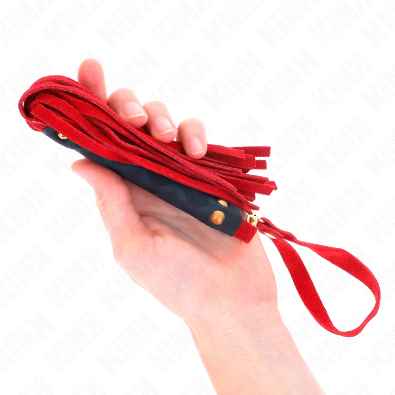 KINK - MINI RED SUEDE WHIP 30 CM