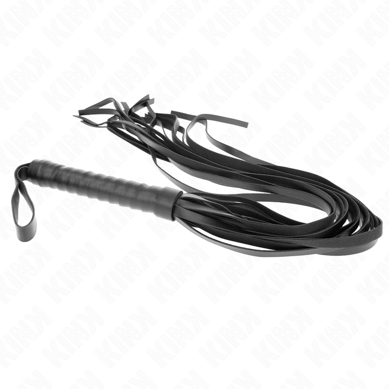 Black whip short handle long tail 70 cm