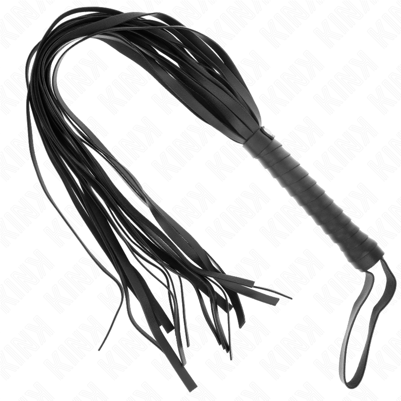 Black whip short handle long tail 70 cm