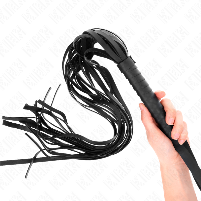 Black whip short handle long tail 70 cm