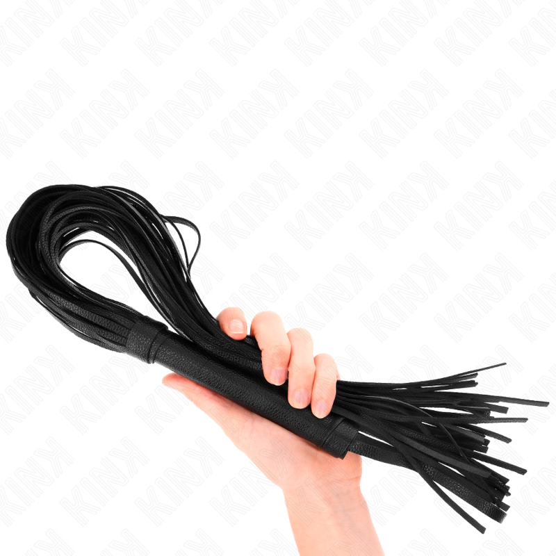 Black flexible PVC whip 70 cm