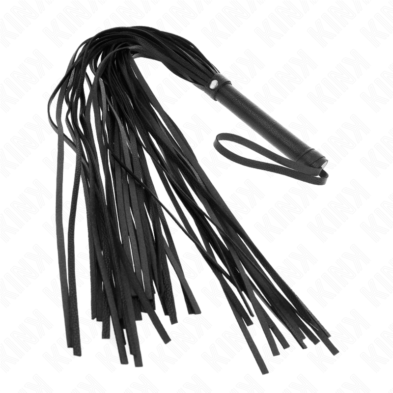 Black flexible PVC whip 70 cm
