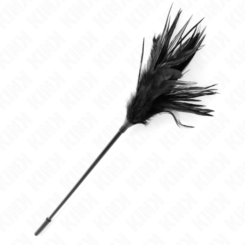 Several black tickling feathers 45 cm