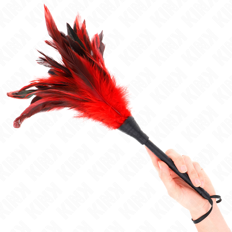 Red Horn Tickle Chicken Feathers 36cm