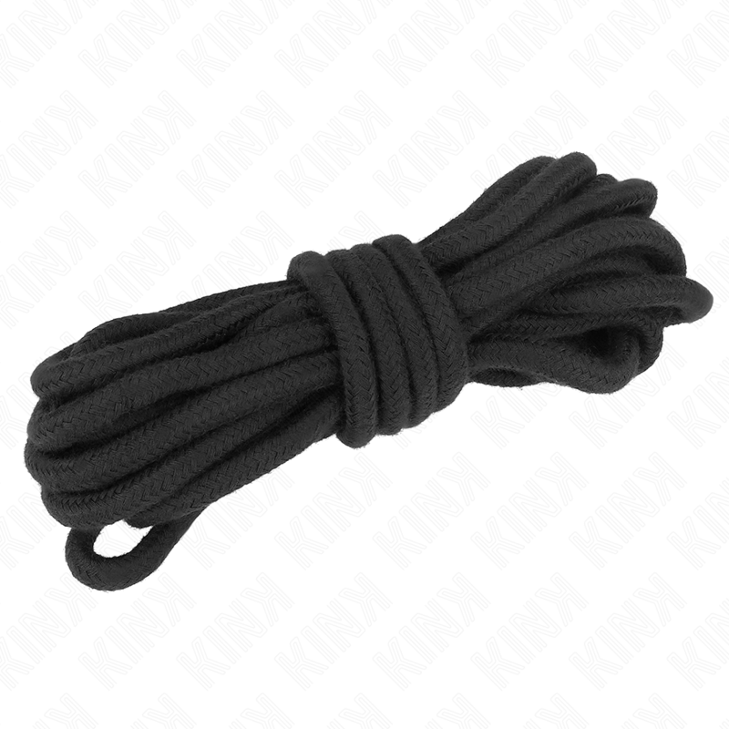 10 meter black cotton rope