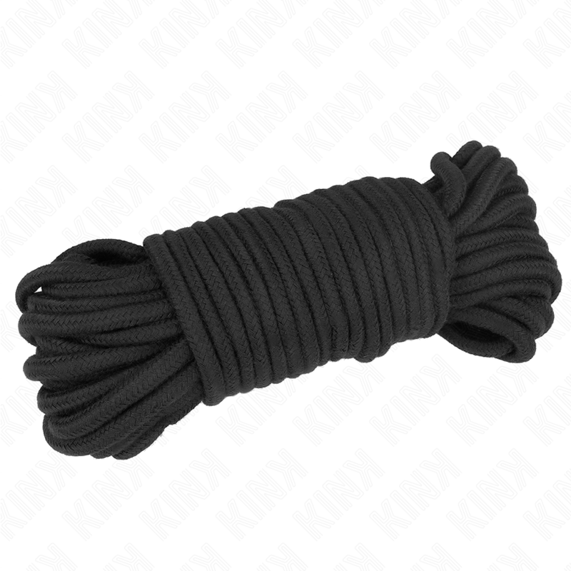 20 meter black cotton rope
