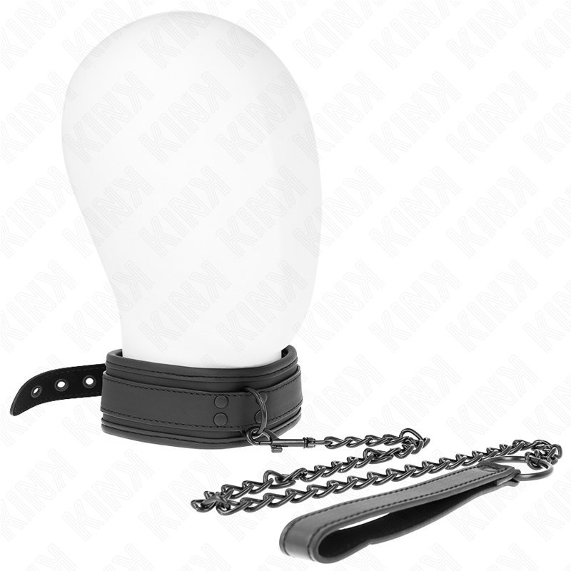 KINK - NEOPRENE BONDAGE COLLAR MODEL 1 WITH ADJUSTABLE BELT 78 CM 37.5 X 49.5 CM