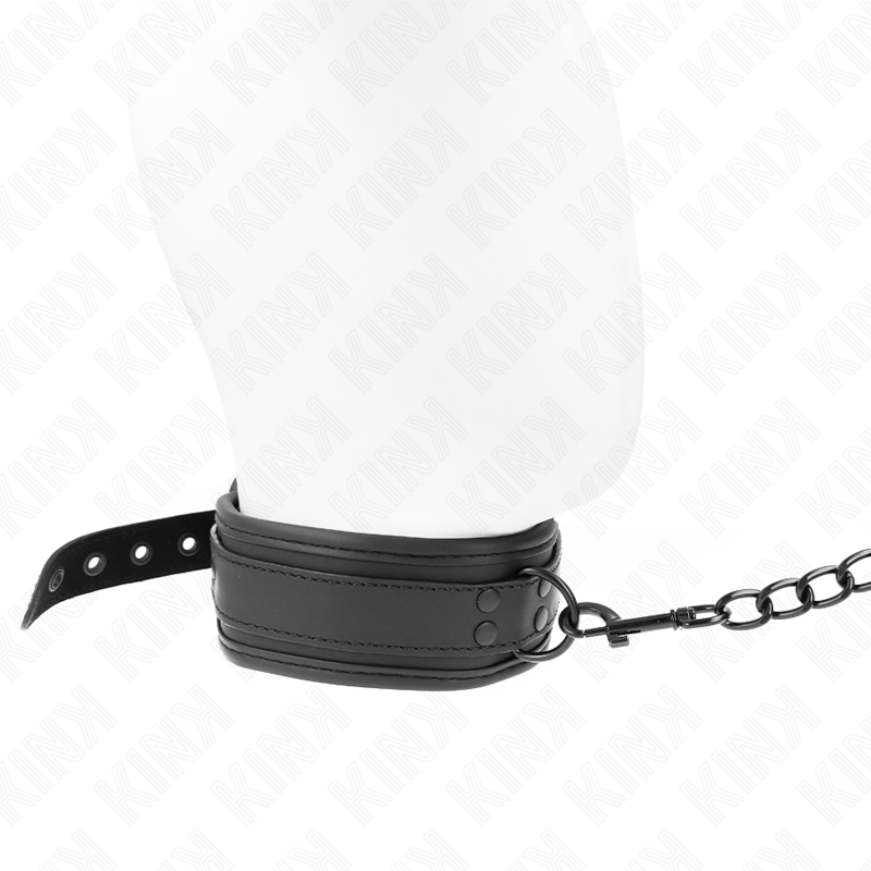 KINK - NEOPRENE BONDAGE COLLAR MODEL 1 WITH ADJUSTABLE BELT 78 CM 37.5 X 49.5 CM