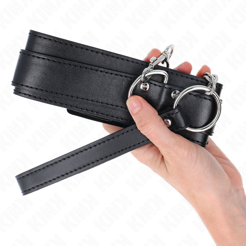 Necklace with bracelet 65 cm adjustable silver buckles 33-46 cm x 5.5 cm