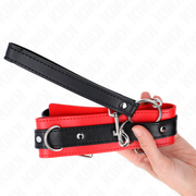 Basic model collar with leash 65 cm model 3 red 53 x 5 cm