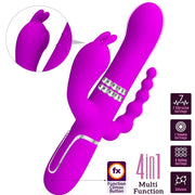 Cammy 4-in-1 Multi-Function Triple Vibrator Pink