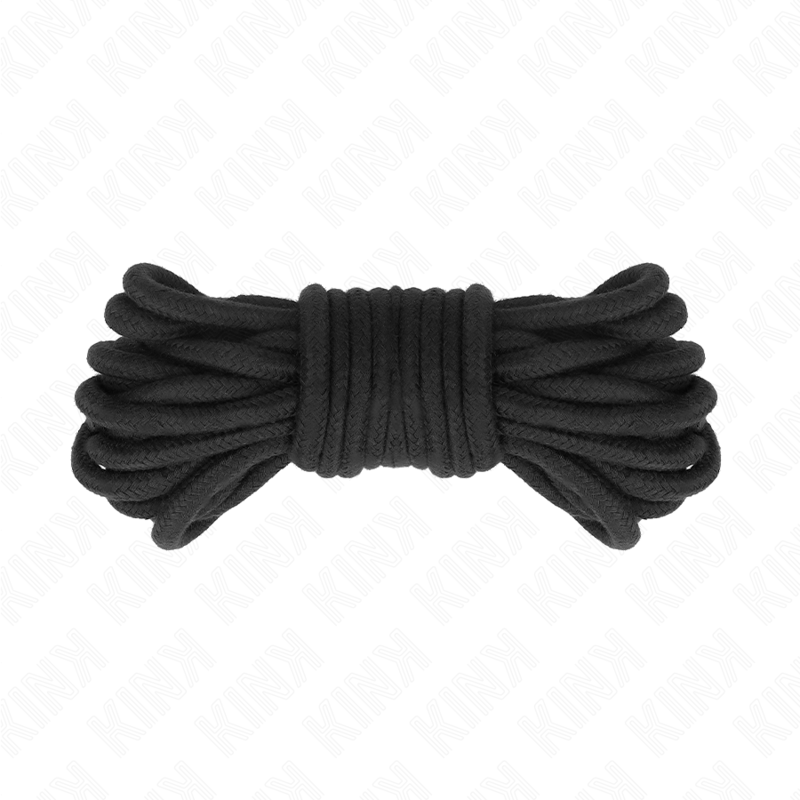 5 meter black cotton rope