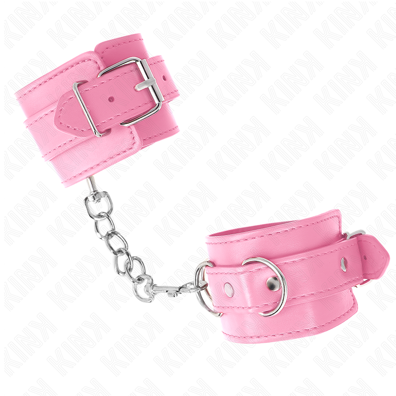 Single pink adjustable wrist restraints 20-23 cm x 5.5 cm